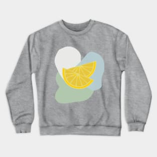 Abstract Lemon Slices Crewneck Sweatshirt